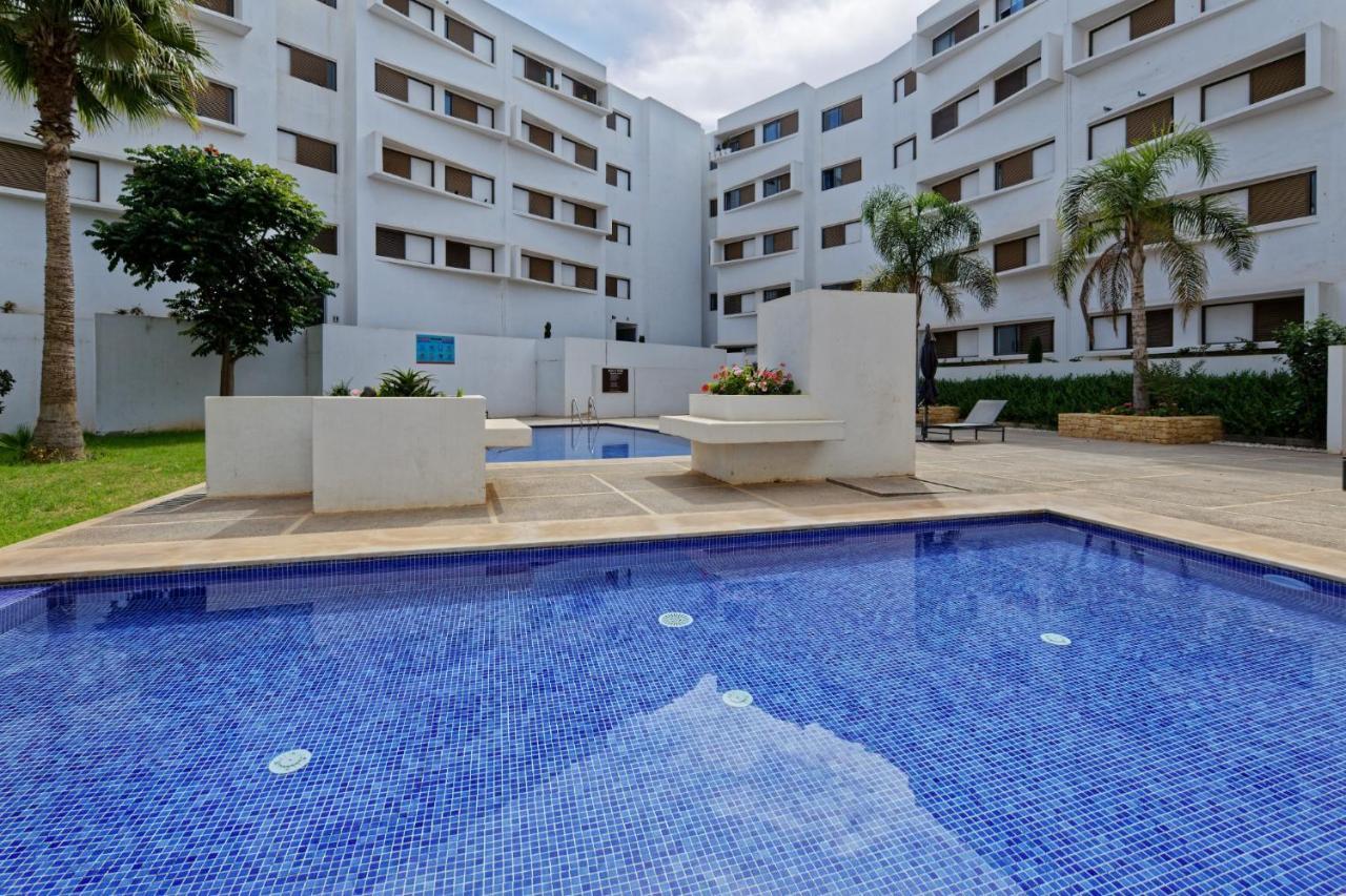 Luxury Apartment 100Sqm With Pool Near Beach Wifi Unlimited With Optical Fiber Agadir Exterior photo